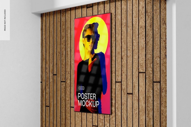 PSD a2 wall frame mockup