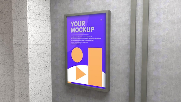 a3 poster mockup