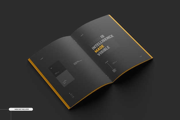 Brochure a4 a5 catalogo rivista mockup