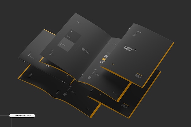 PSD a4 a5 brochure catalogus tijdschrift mockup