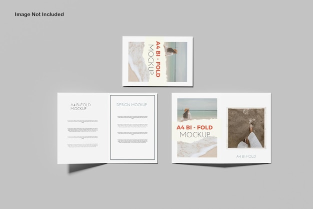 A4 bi-fold mockup