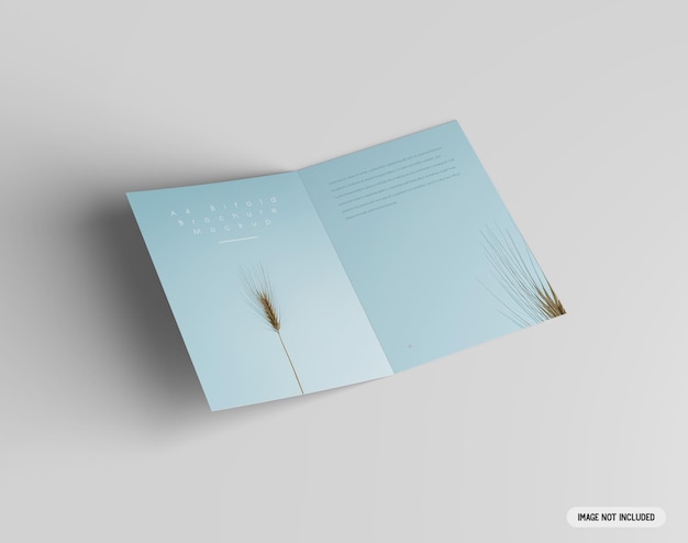 A4 bifold brochure mockup