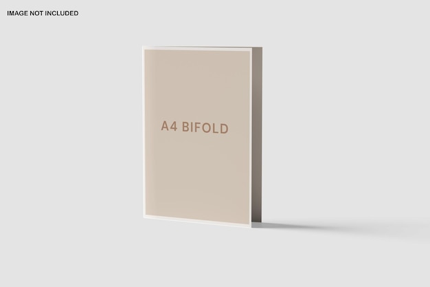 PSD a4 bifold mockup