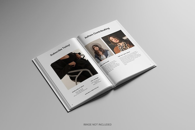 a4 book mockup