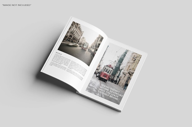 A4 book mockup