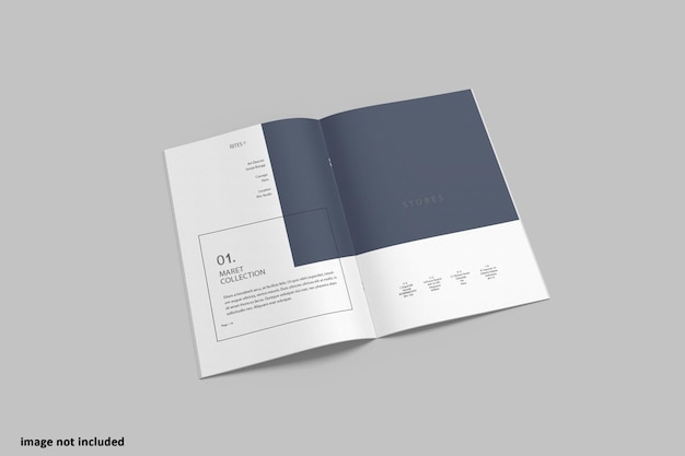 a4 brochure 2f catalog mockup