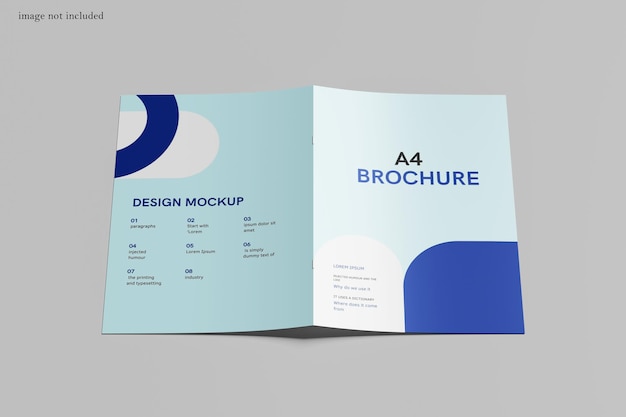 Mockup catalogo brochure a4