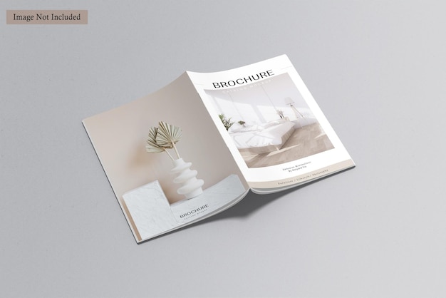 PSD mockup catalogo brochure a4