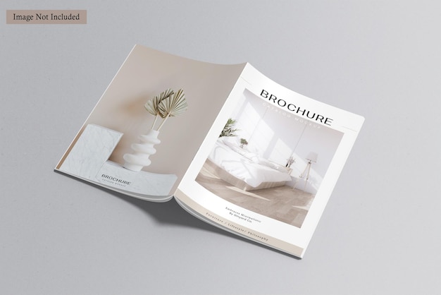 A4 brochure catalog mockup