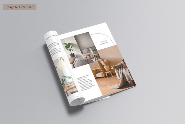 Mockup catalogo brochure a4