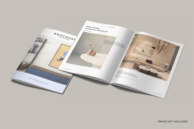 A4 brochure catalogus mockup