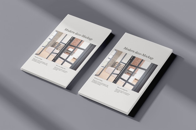 a4 brochure mockup design