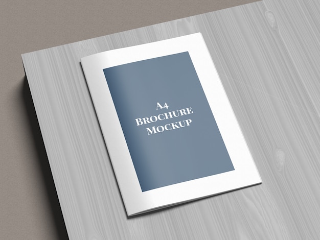 A4 brochure mockup