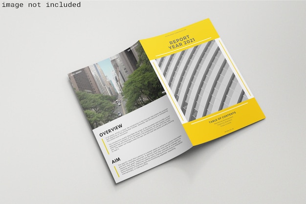 PSD a4  brochure mockup