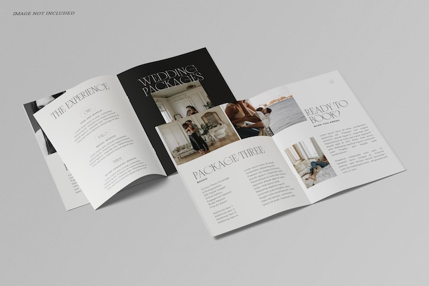 a4 brochure mockup