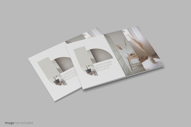 A4 brochure mockup