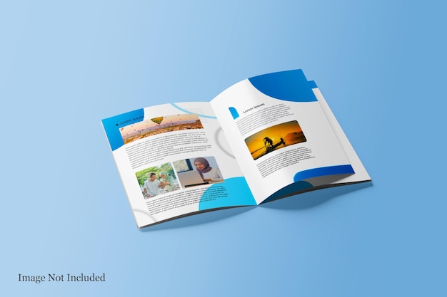 A4-brochure tijdschriftmodel