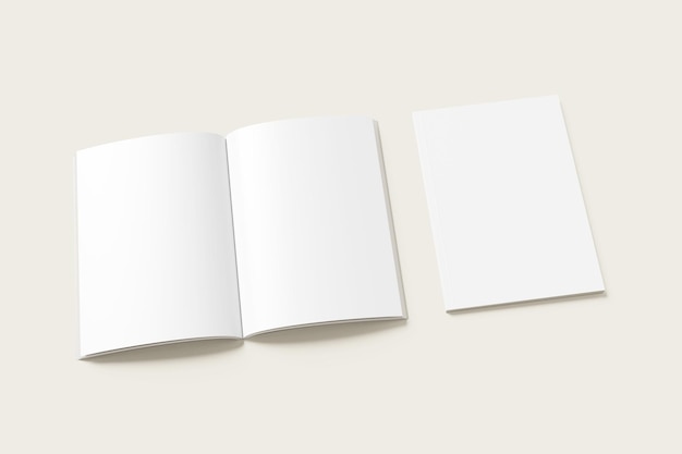 a4 brochure van het tijdschrift