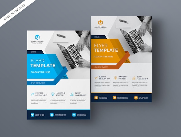 PSD a4 business flyer template premium psd