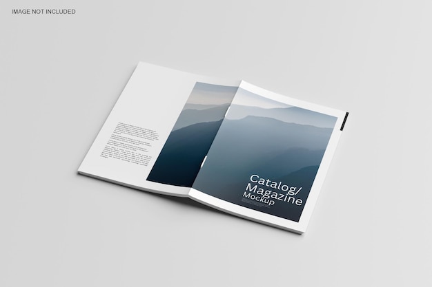 Mock-up rivista catalogo a4