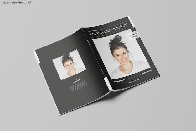 PSD a4 catalogus brochure mockup