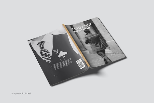 A4 cover magazine mockup