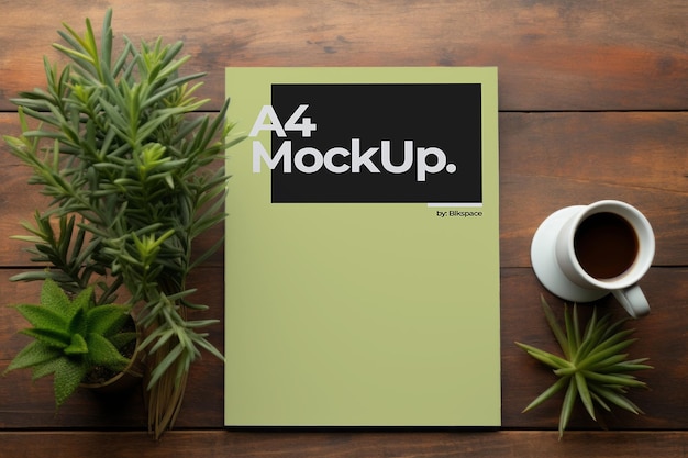 A4 document mockup