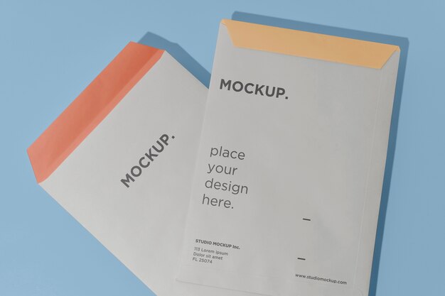 Design mockup busta A4