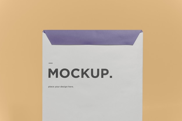 A4 envelope mockup design