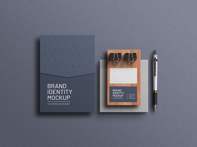 a4 envelope stationery mockup