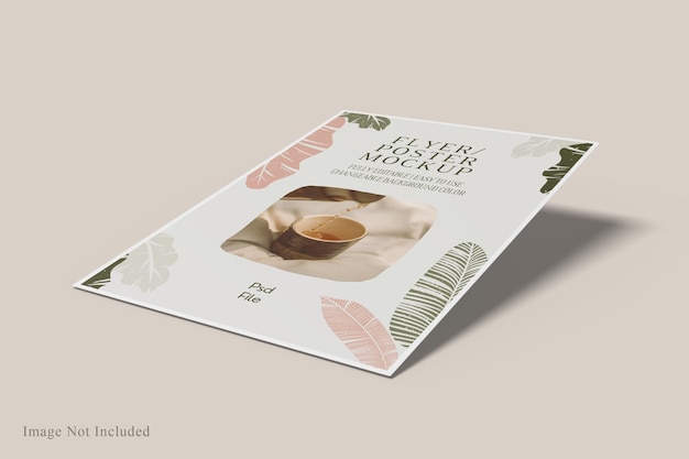 A4 flyer mockup design