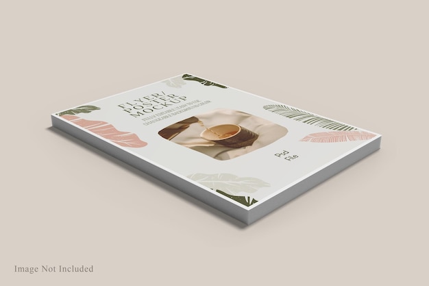 A4 Flyer Mockup-ontwerp