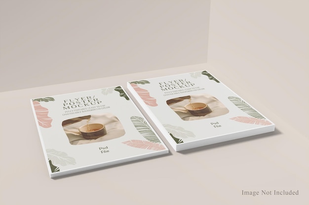 A4 flyer mockup-ontwerp