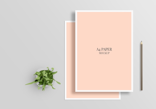 A4 Flyer Mockup