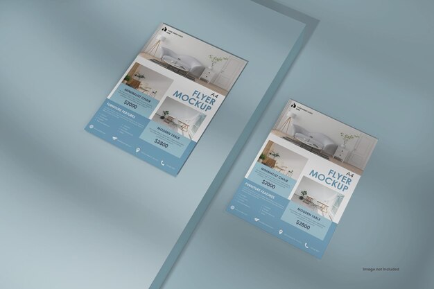 A4 flyer mockup