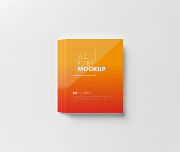 A4 flyer mockup