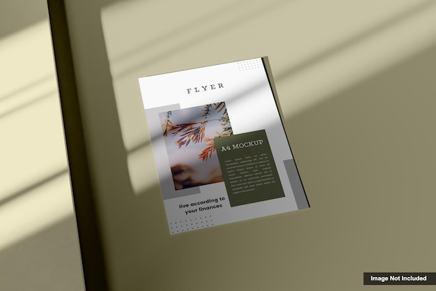 A4 flyer mockup