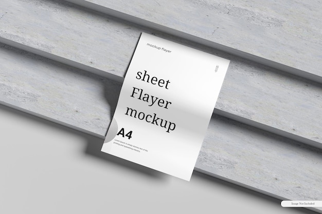 PSD a4 flyer-mockup