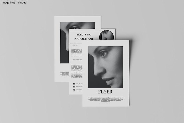 A4 flyer mockup