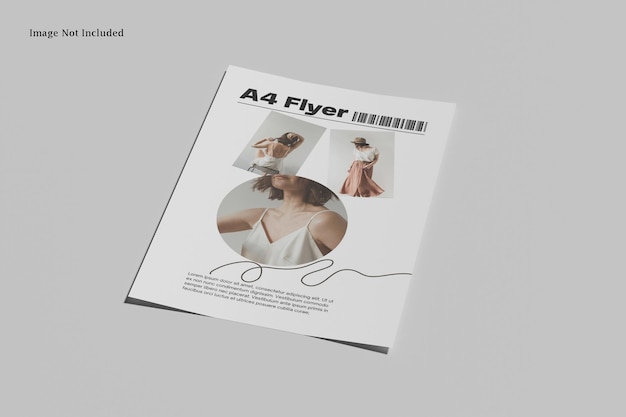 PSD a4 flyer  mockup