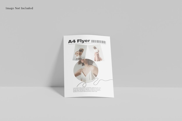 PSD a4 flyer mockup