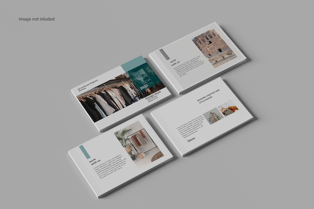 PSD a4 landschapsmagazine mockup