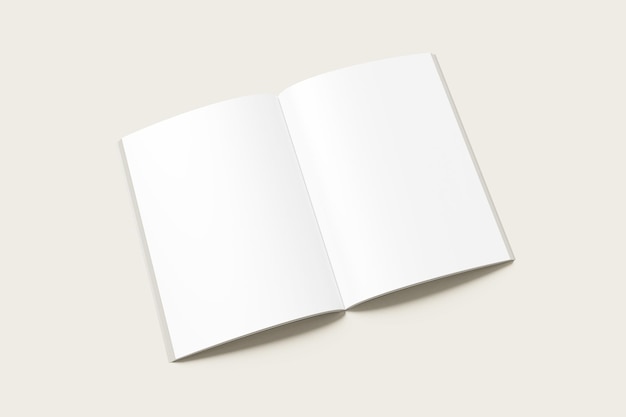 a4 雑誌のブローチャーのモッケージ
