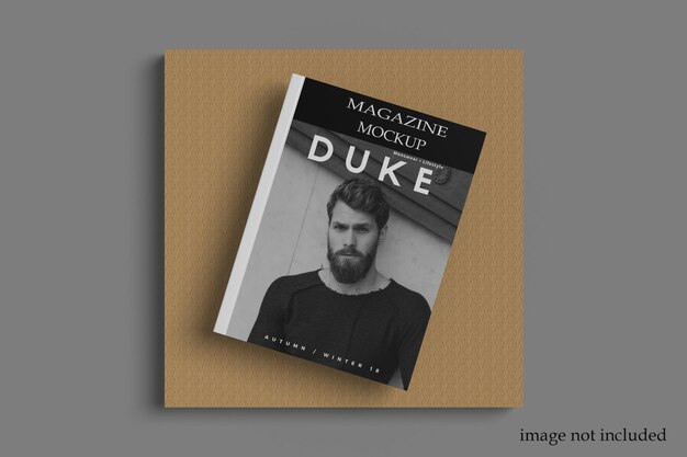 A4 magazine mockup template premium psd