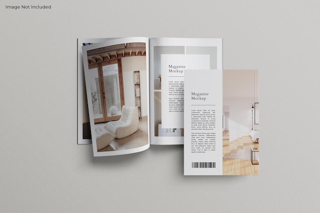 PSD a4 magazine mockup