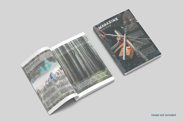 A4 magazine mockup