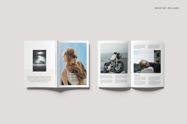 A4 magazine mockup