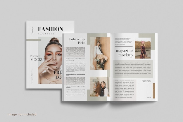 A4 magazine mockup