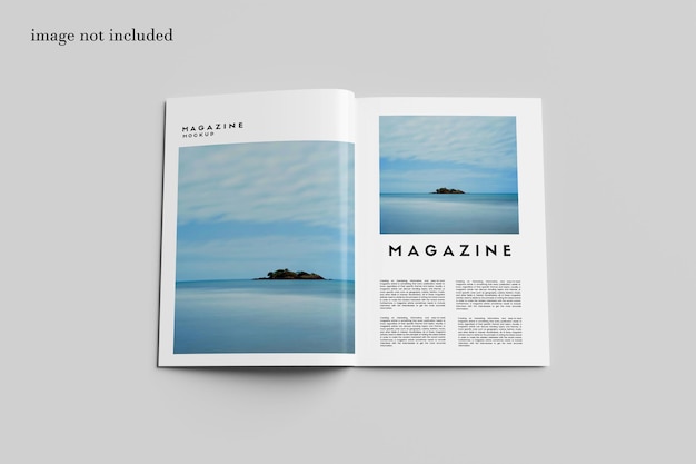 A4 magazine mockup