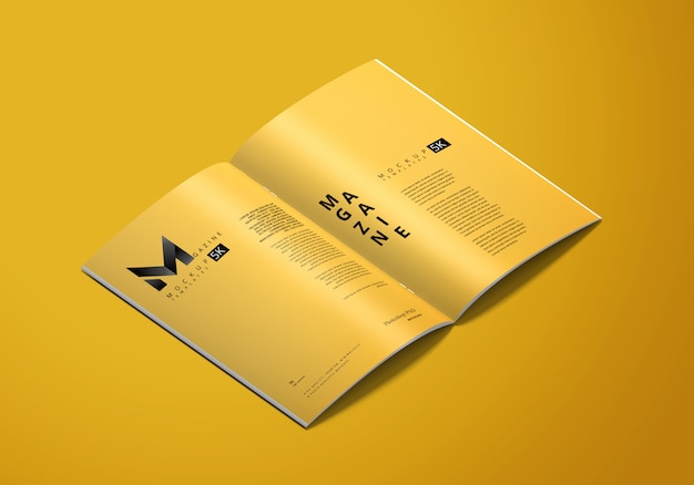 A4 Magazine Mockup